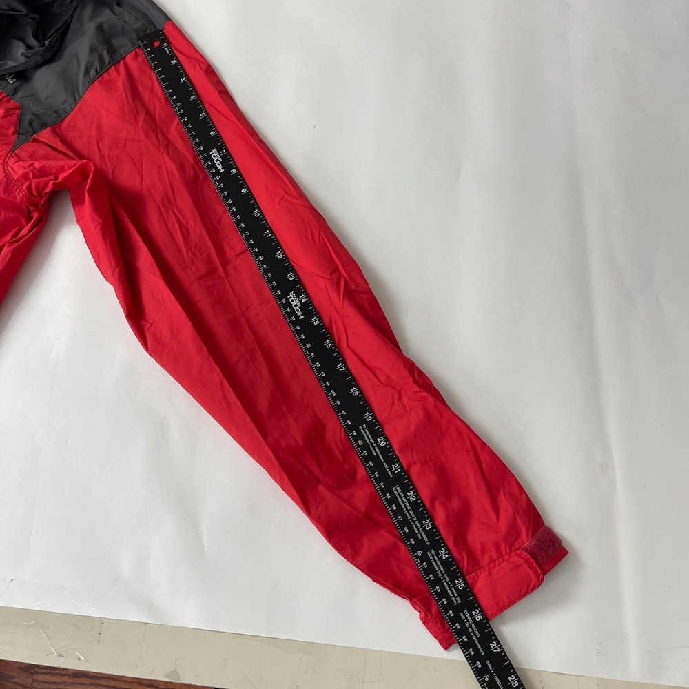 Columbia Rain Jacket Mens Medium Red Glennaker Lake Hooded Windbreaker Outdoor - Picture 8 of 12